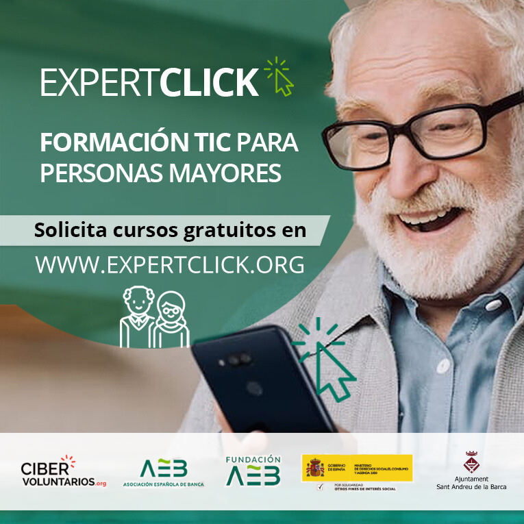 Gent Gran: Taller d'ús del mòbil: Expertclick!